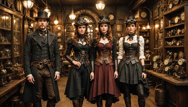 Le charme unique de la boutique steampunk : mode et plus !